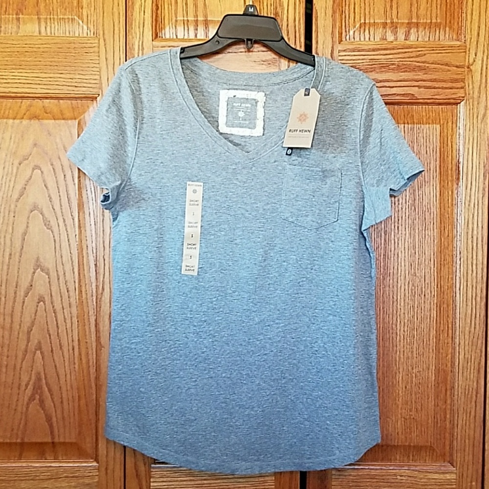 Women's Ruff Hewn Gray Short Sleeve Tee
